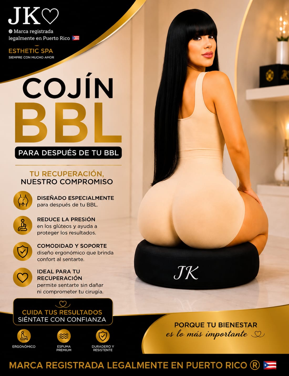 Cojín BBL | Para Después de tu BBL JK®