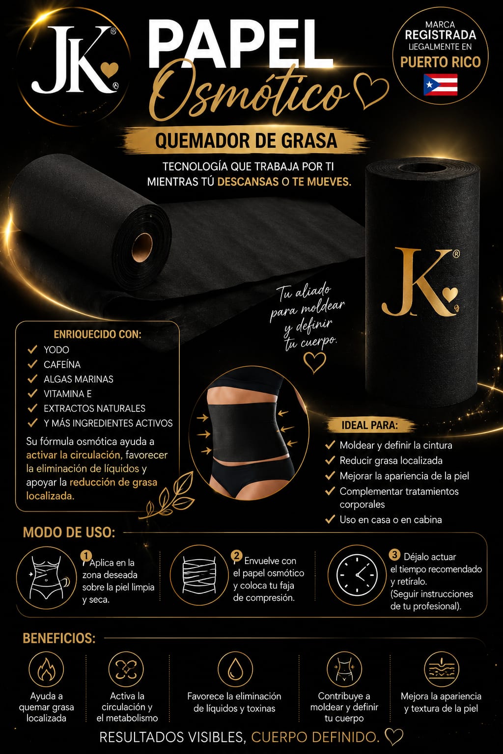 Papel Osmótico | Quemador de Grasa JK®