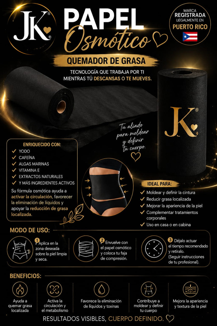 Papel Osmótico | Quemador de Grasa JK®