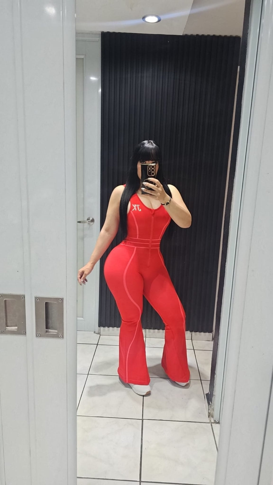 Jumpsuit Campana | Espalda Abierta con Zipper al Frente JK®