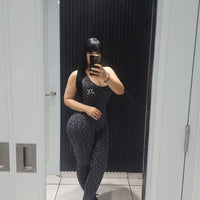 Jumpsuit deportivo JK con estampado de leopardo en otro color